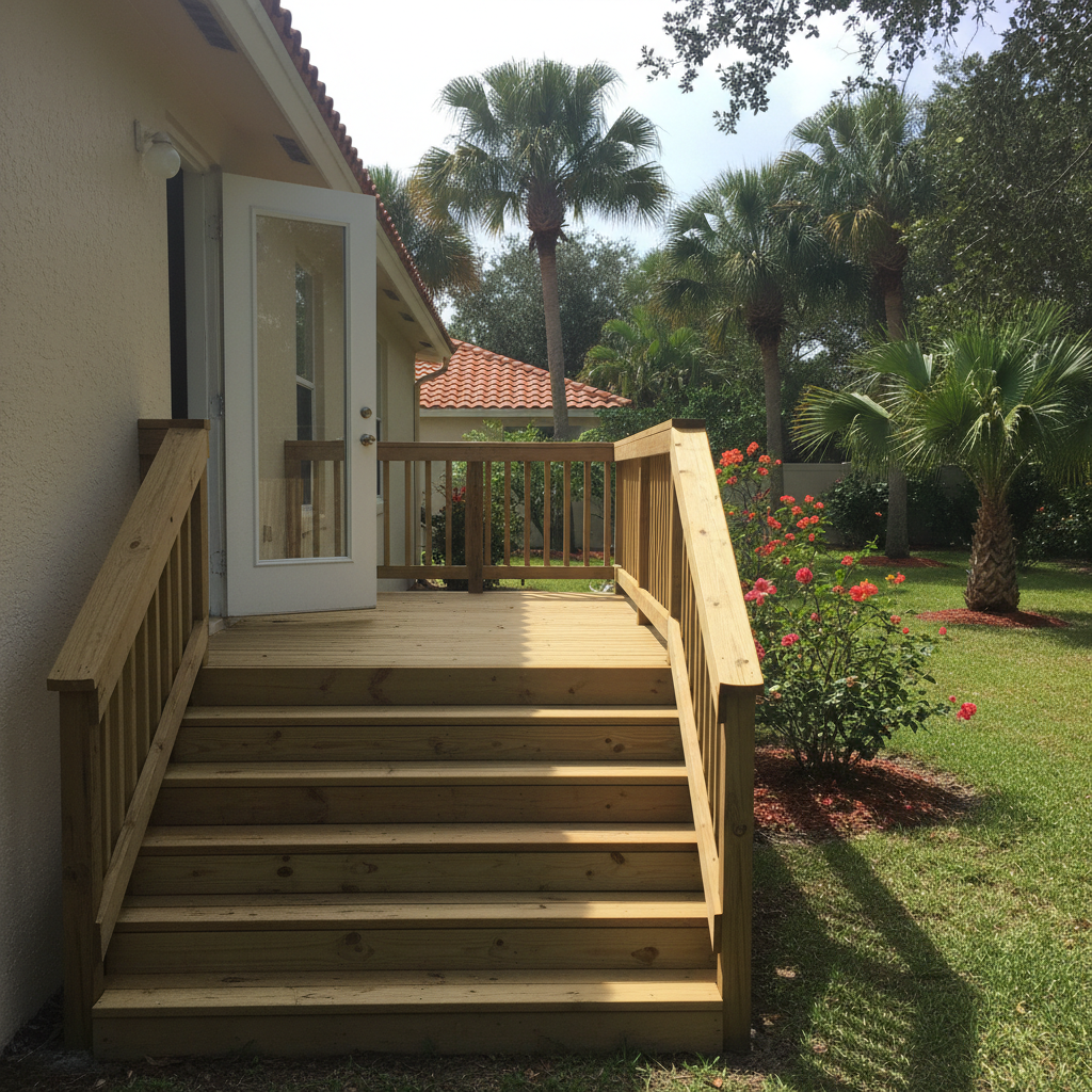 Pool Deck Construction completed by Signature Deck Inc in Punta Gorda, FL
