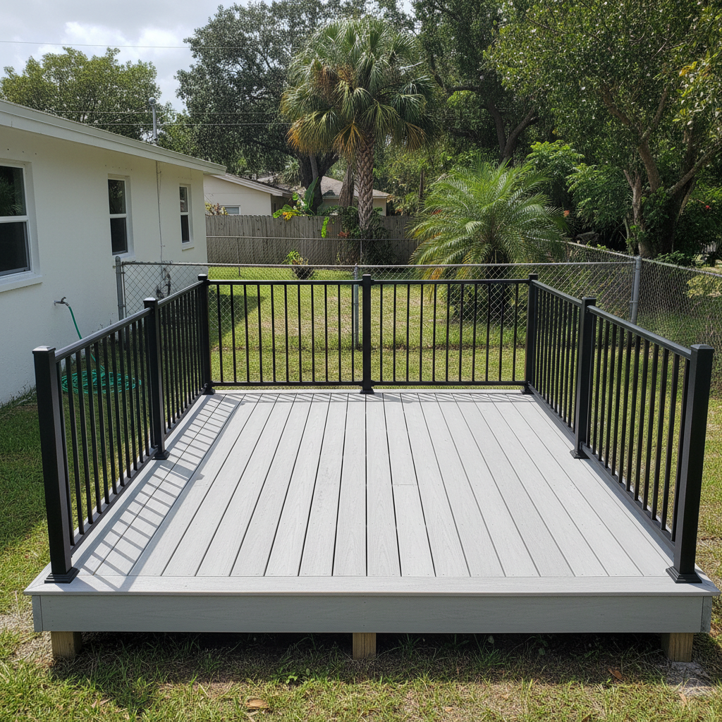 Deck Installation completed by Signature Deck Inc in Nokomis, FL